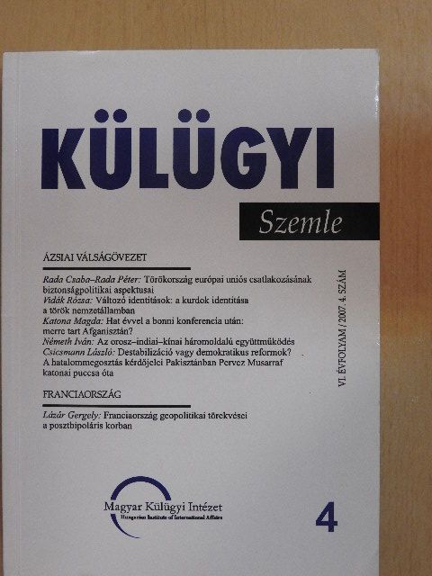Katona Magda - Külügyi Szemle 2007/4. [antikvár]