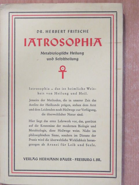 Dr. Herbert Fritsche - Iatrosophia [antikvár]