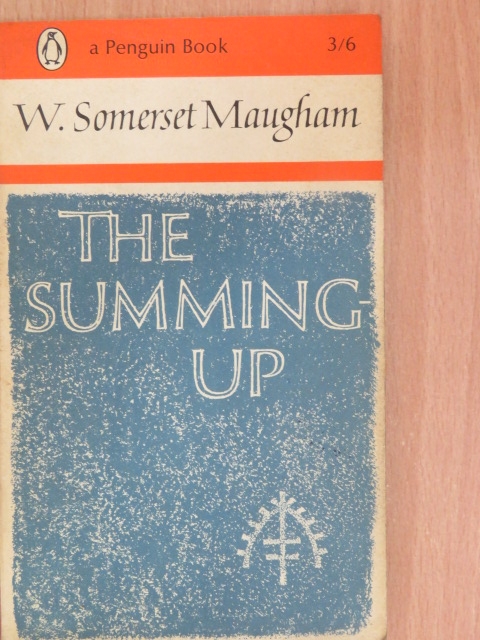 W. Somerset Maugham - The Summing Up [antikvár]