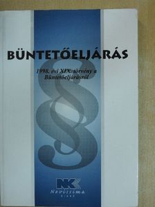 Büntetőeljárás [antikvár]