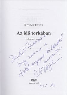 Kovács István - Az idő torkában (dedikált) [antikvár]