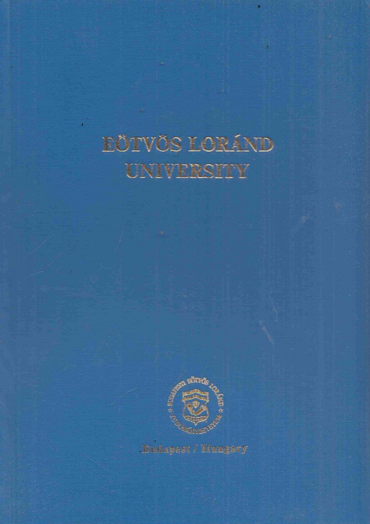 Papp József - Eötvös Loránd University [antikvár]