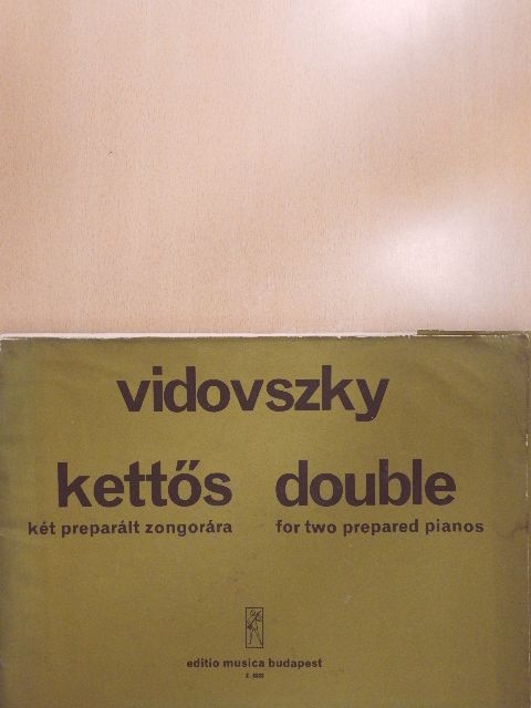 Kettős - két preparált zongorára [antikvár]
