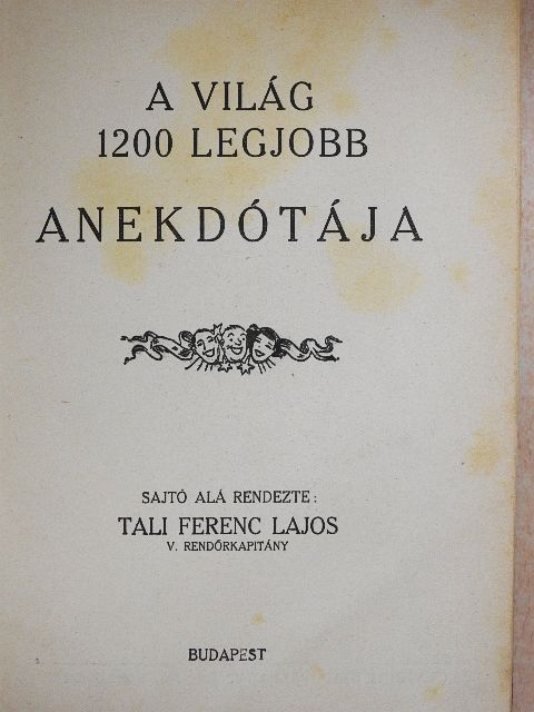 A világ 1200 legjobb anekdótája [antikvár]