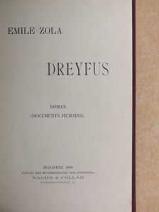 Emile Zola - Dreyfus [antikvár]