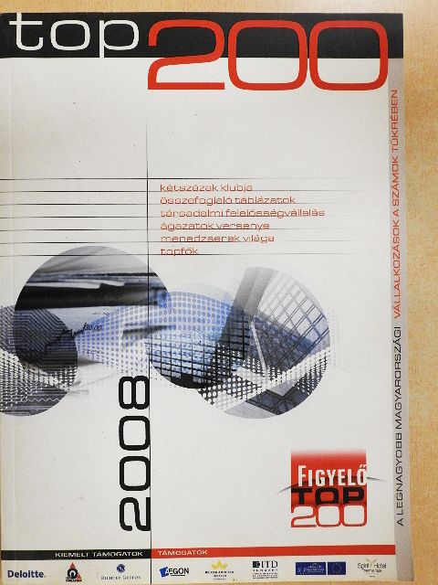 Bogsch Erik - Figyelő TOP 200 2008. [antikvár]