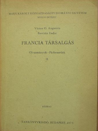 Vértes O. Auguszta - Francia társalgás II. [antikvár]