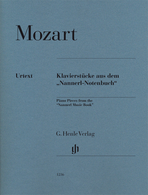 MOZART, W.A - KLAVIERSTÜCKE AUS DEM "NANNERL-NOTENBUCH" URTEXT