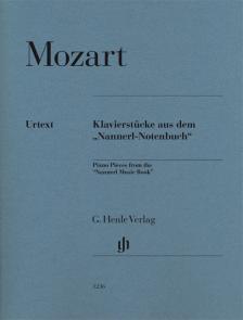 MOZART, W.A - KLAVIERSTÜCKE AUS DEM "NANNERL-NOTENBUCH" URTEXT