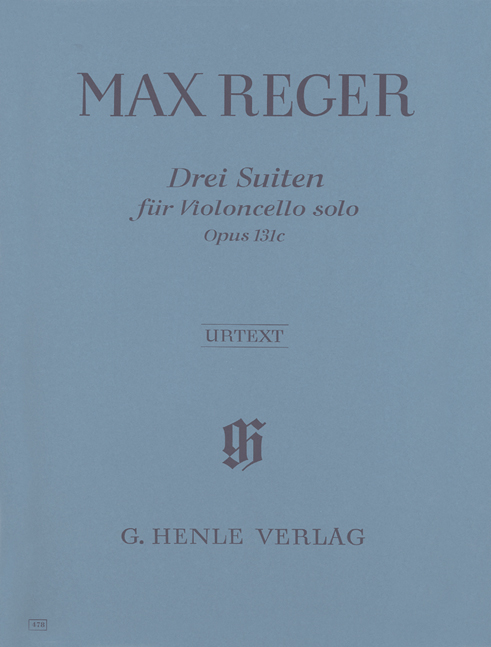 REGER - DREI SUITEN FÜR VIOLONCELLO SOLO OP.131c URTEXT (SEIFERT/GINZEL)