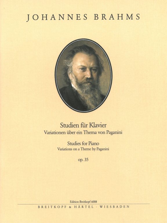 BRAHMS.J. - STUDIEN FÜR KLAVIER. VARIATIONEN ÜBER EIN THEMA VON PAGANINI OP.35