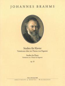 BRAHMS.J. - STUDIEN FÜR KLAVIER. VARIATIONEN ÜBER EIN THEMA VON PAGANINI OP.35