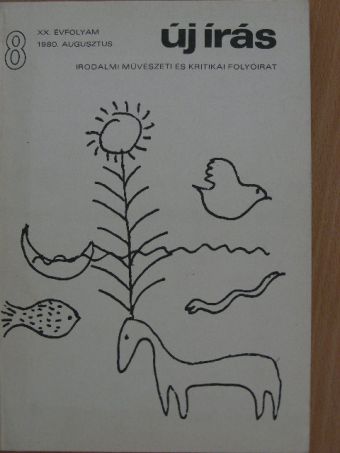 Baránszky Jób László - Új Írás 1980. augusztus [antikvár]