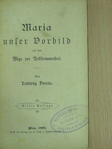 Ludwig Donin - Maria unser Vorbild auf dem Wege zur Vollkommenheit (gótbetűs) [antikvár]