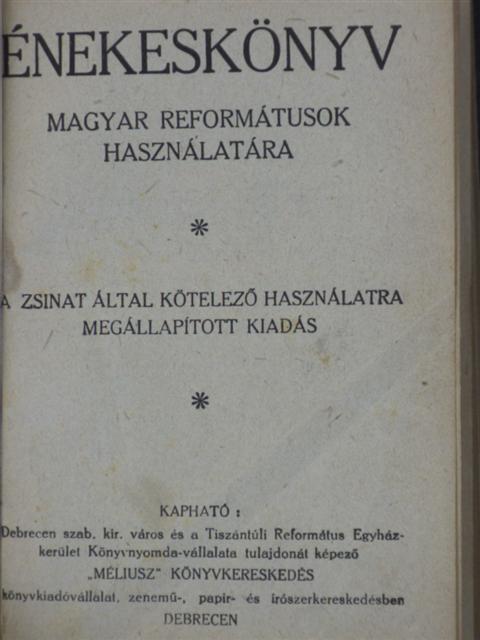 Énekeskönyv [antikvár]