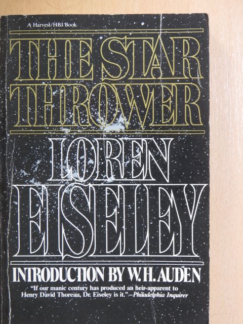 Loren Eiseley - The Star Thrower [antikvár]