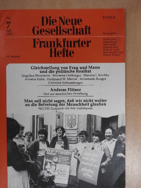 Anette Kuhn - Die Neue Gesellschaft/Frankfurter Hefte 1987/7. [antikvár]