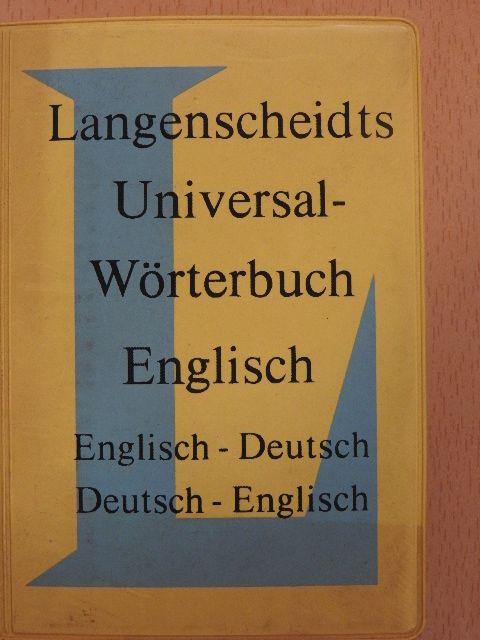 Langenscheidts Universal-Wörterbuch Englisch [antikvár]