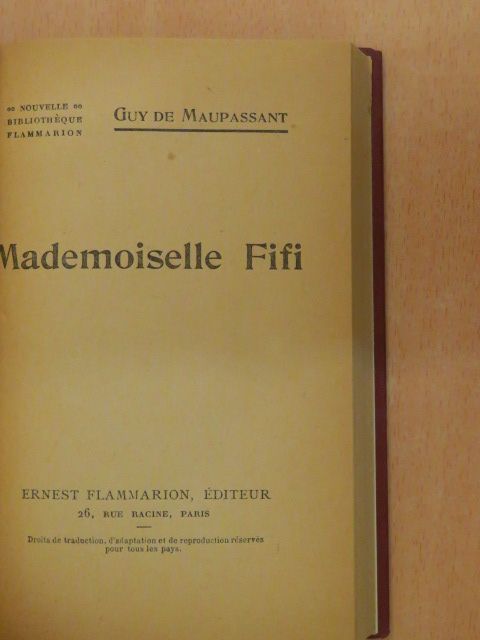 Guy de Maupassant - Mademoiselle Fifi [antikvár]