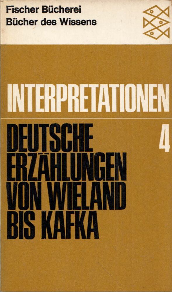 Interpretationen 4 - Deutsche Erzählungen von Wieland bis Kafka [antikvár]