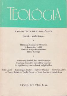 SZENNAY ANDRÁS - Teológia 1994/1. [antikvár]