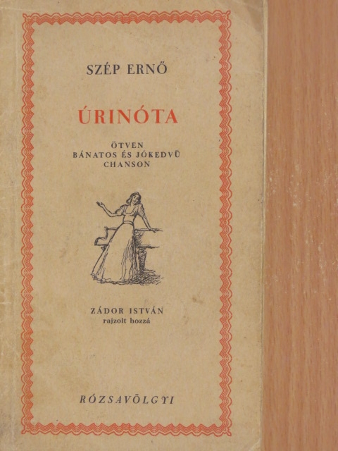 Szép Ernő - Úrinóta [antikvár]