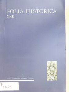 Bognár Katalin - Folia Historica XXII. [antikvár]