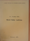 Dr. Tarjányi Béla - Rövid héber nyelvtan [antikvár]