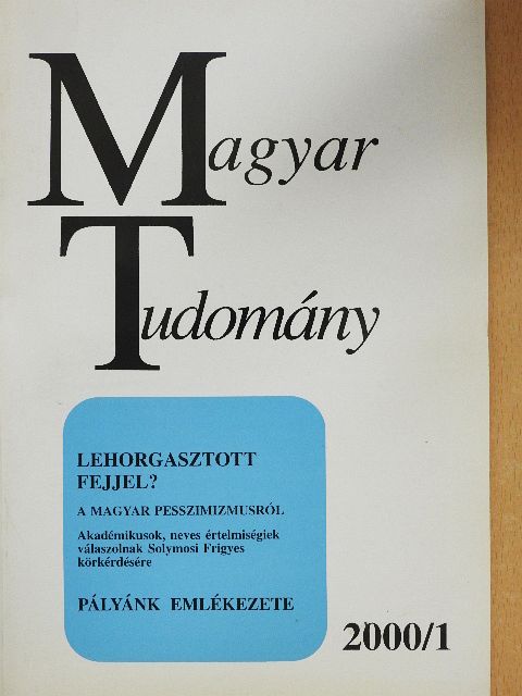 Csató Éva - Magyar Tudomány 2000. január [antikvár]