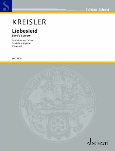 KREISLER - LIEBESLEID FÜR VIOLINE UND GITARRE (FOUGERAY)
