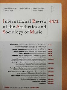 Fionn Bennett - International Review of the Aesthetics and Sociology of Music - June 2013 [antikvár]