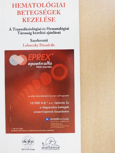 Dr. Borbényi Zita - Hematológiai betegségek kezelése [antikvár]
