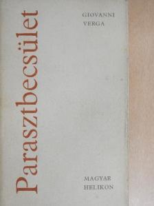Giovanni Verga - Parasztbecsület [antikvár]