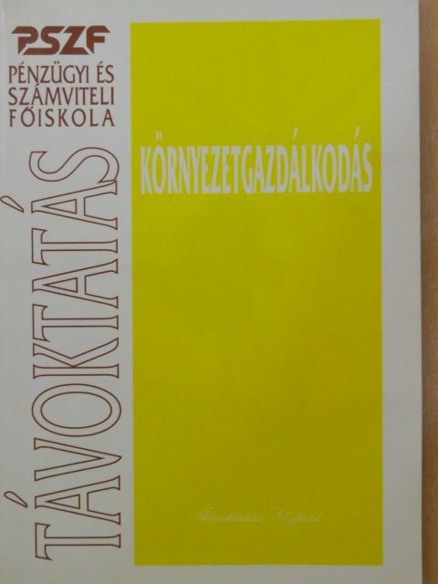 Hazayné Dr. Ladányi Éva - Környezetgazdálkodás [antikvár]
