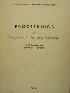 Alpár R. T. - Proceedings of Symposium on Electronics Technology II. [antikvár]