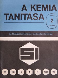 Máté Jánosné - A kémia tanítása 1978/2. [antikvár]