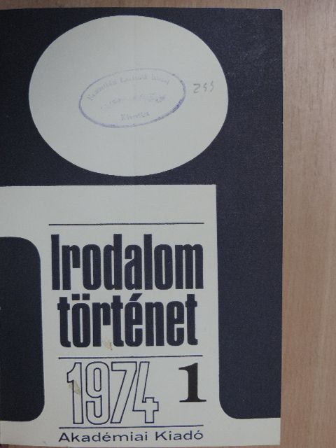 Andor György - Irodalomtörténet 1974/1-4. [antikvár]