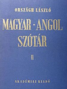 Országh László - Magyar-angol szótár II. (töredék) [antikvár]