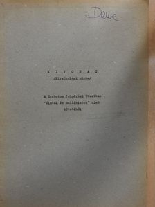 Antos Zoltán - Kivonat A Szabatos felmérési Utasítás "Minták és mellékletek" című kötetéből [antikvár]