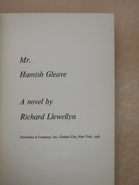 Richard Llewellyn - Mr. Hamish Gleave [antikvár]