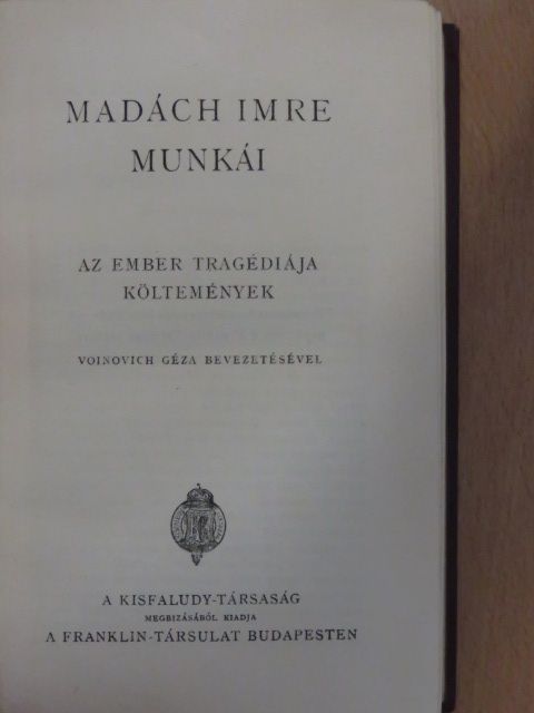 Madách Imre - Madách Imre munkái [antikvár]