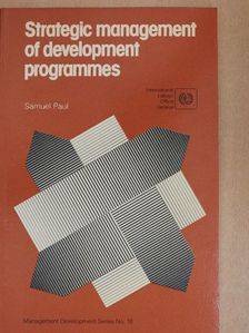 Samuel Paul - Strategic management of development programmes [antikvár]