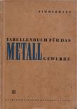 H.Leben, W. Schwoch, W. Zimmermann - Tabellenbuch für das Metallegwerbe [antikvár]