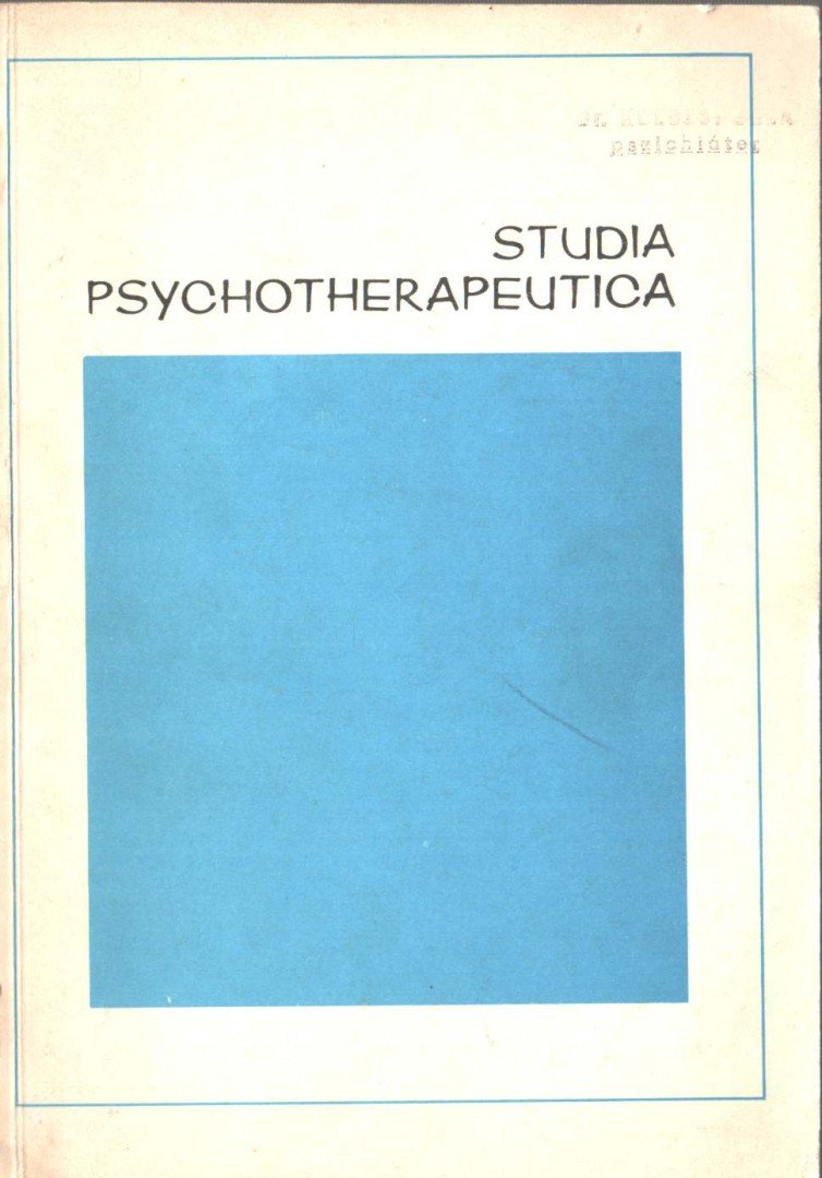 Dr. Hidas György - Studia Psychotherapeutica 3 [antikvár]