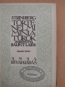 Strindberg - Történelmi miniatürök [antikvár]