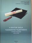 Borsos János - A doktori iskola tudományos teljesítménye [antikvár]
