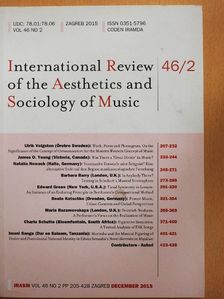Barbara Barry - International Review of the Aesthetics and Sociology of Music - December 2015 [antikvár]
