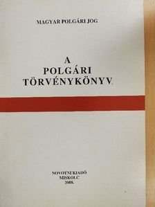 A polgári törvénykönyv [antikvár]