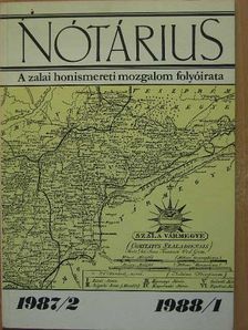 Antosa Leskovec - Nótárius 1987/2., 1988/1. [antikvár]