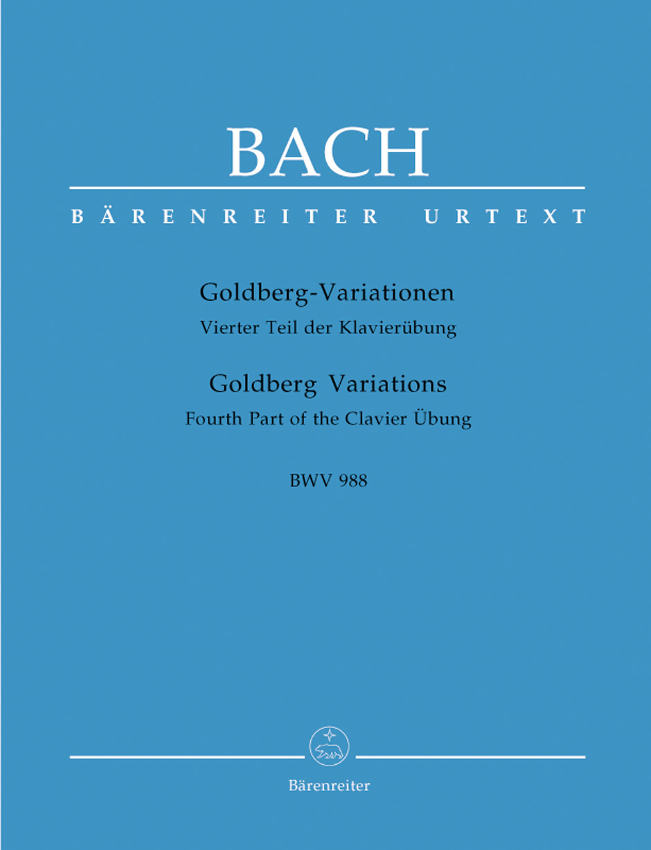 J. S. Bach - GOLDBERG-VARIATIONEN FÜR KLAVIER BWV 988 URTEXT (CHR.WOLFF)